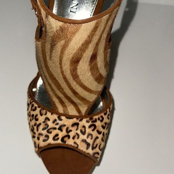 Alfani Animal Print Heels Size 5.5 - Picture 5 of 9